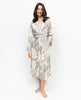 Victoria Floral Print Long Dressing Gown