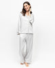 Victoria Silver Grey Wide Leg Pyjama Set