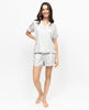 Victoria Silver Grey Shorty Set