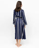 Chancery Printed Stripe Long Dressing Gown