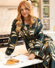 Pimlico Palm Print Long Dressing Gown