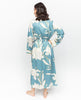Greenwich Floral Print Long Dressing Gown