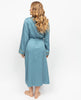Greenwich Cerulean Blue Long Dressing Gown