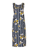 Knightsbridge Floral Stripe Print Long Nightdress