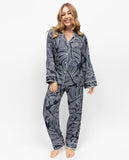 Knightsbridge Leaf Print Pyjama Set