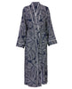 Knightsbridge Leaf Print Long Dressing Gown