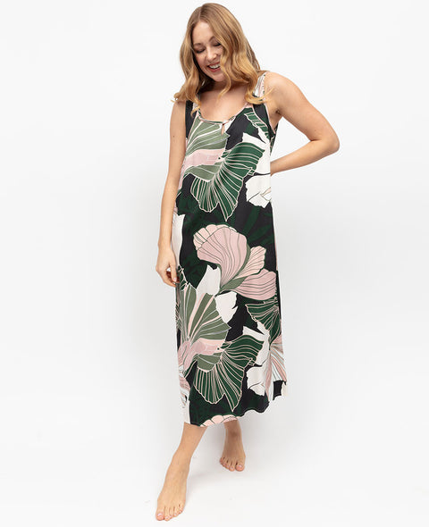 Highbury Floral Print Long Nightdress