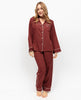 Fitzrovia Rust Brown Pyjama Set