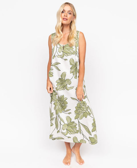 Chiswick Floral Print Long Nightdress