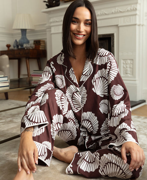 Battersea Shell Print Pyjama Set