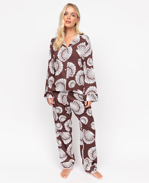 Battersea Shell Print Pyjama Set