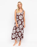 Battersea Shell Print Long Nightdress