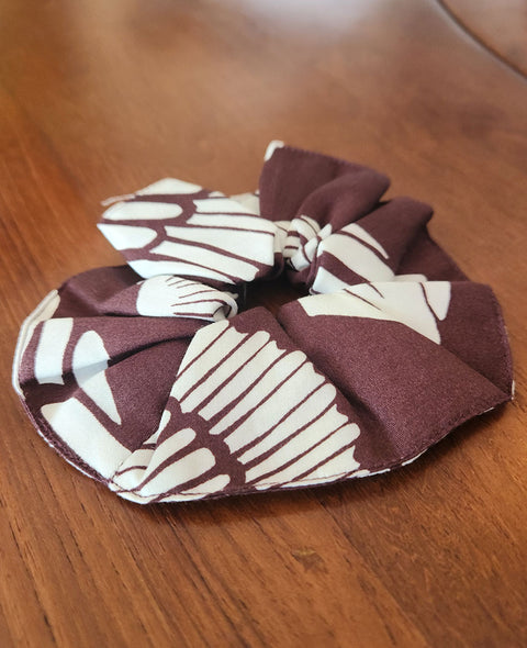 Battersea Shell Print Scrunchie