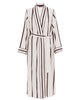 Battersea Printed Stripe Long Dressing Gown