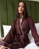 Battersea Chocolate Long Dressing Gown