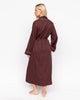 Battersea Chocolate Long Dressing Gown