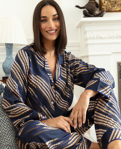 Southwark Rope Print Pyjama Set