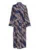 Southwark Rope Print Long Dressing Gown