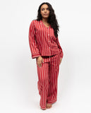 Shoreditch Printed Stripe Wide Leg Pyjama Set