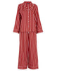 Shoreditch Printed Stripe Wide Leg Pyjama Set