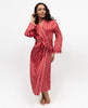 Shoreditch Printed Stripe Long Dressing Gown