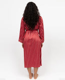 Shoreditch Printed Stripe Long Dressing Gown