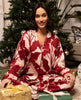 Shoreditch Leaf Print Wide Leg Pyjama Set