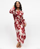 Shoreditch Leaf Print Long Dressing Gown