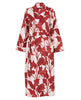 Shoreditch Leaf Print Long Dressing Gown