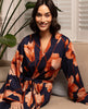 Camden Floral Print Long Dressing Gown