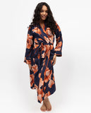 Camden Floral Print Long Dressing Gown