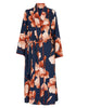 Camden Floral Print Long Dressing Gown