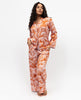 Camden Palm Print Wide Leg Pyjama Set