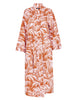 Camden Palm Print Long Dressing Gown