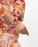 Camden Palm Print Scrunchie