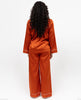 Camden Burnt Orange Wide Leg Pyjama Set