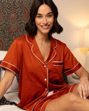 Camden Burnt Orange Shorty Set