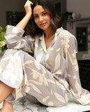 Victoria Floral Print Wide Leg Pyjama Set