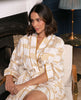 Victoria Geo Print Long Dressing Gown