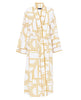 Victoria Geo Print Long Dressing Gown