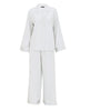 Victoria Silver Grey Wide Leg Pyjama Set