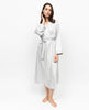 Victoria Silver Grey Long Dressing Gown