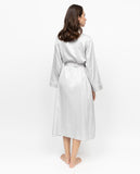 Victoria Silver Grey Long Dressing Gown