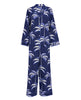 Chancery Palm Print Wide Leg Pyjama Set