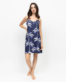 Chancery Palm Print Short Nightdress