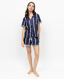 Chancery Printed Stripe Shorty Set