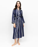 Chancery Printed Stripe Long Dressing Gown