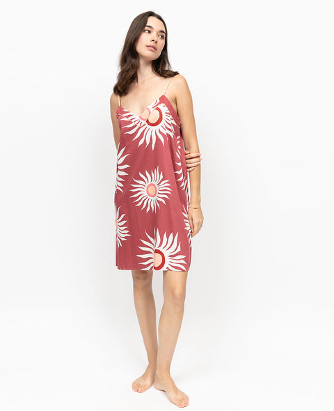 Rosebery Sun Print Short Nightdress