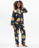 Sapphire Leaf Print Pyjama Set