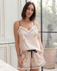 Sapphire Parisian Chic Print Cami and Shorts Set